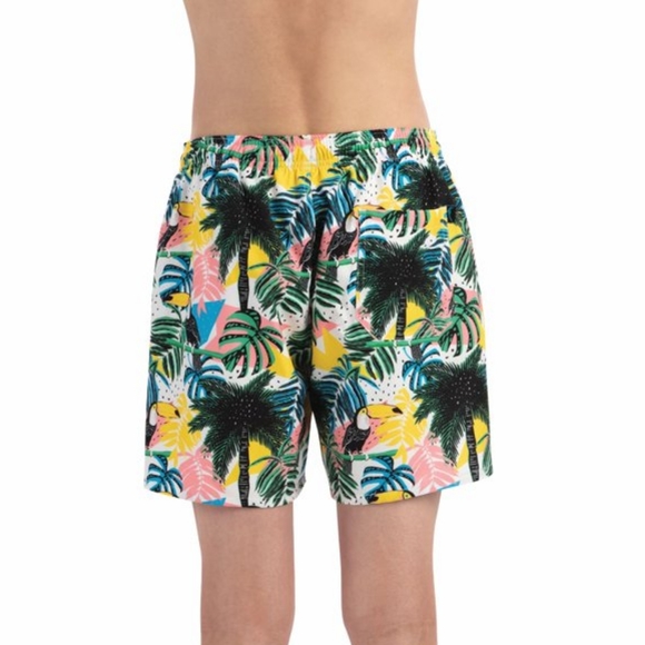 Dolfin Uglies Men's 5" Unlined Board Shorts - Toucan Jungle Party - Large NWT - Picture 3 of 4